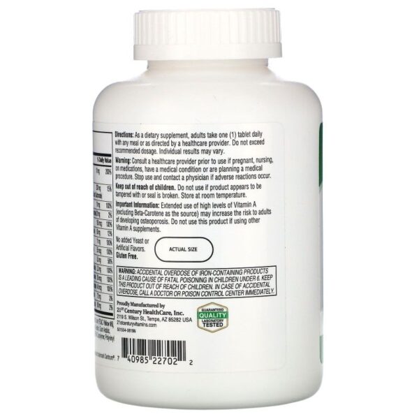 Multivitaminico Sentry 300 Tabletes igual ao Centrum Importado Original - Image 5