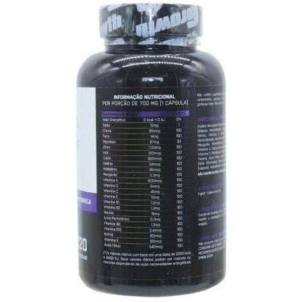 MULTIVITAMÍNICO 700 MG (120 CÁPS) (NOVA FÓRMULA) - ORIGINAL GROWTH SUPPLEMENTS - Image 2